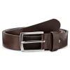 Salt & Hide Ceinture Marron En Cuir Pleine Fleur Henry – Taille XL à prix imbattables 20