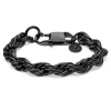 en france Lucleon Bracelet En Métal Tressé Noire Corwin Amager – 10 Mm 22