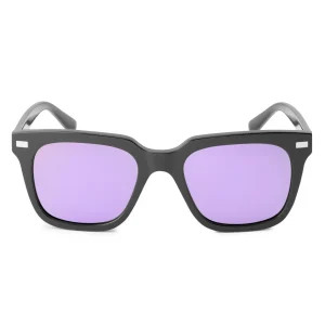 Satisfait ou Remboursé Waykins Lunettes De Soleil Noires Wolfgang Thea à Verres Polarisés Violets 10