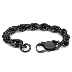 en france Lucleon Bracelet En Métal Tressé Noire Corwin Amager – 10 Mm 10