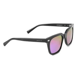 Satisfait ou Remboursé Waykins Lunettes De Soleil Noires Wolfgang Thea à Verres Polarisés Violets 12