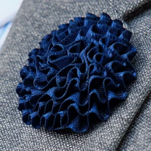 nouveau produit Warren Asher Boutonnière à Fleur Pissenlit Bleu Marine 18