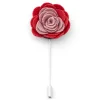 Pas Cher soldes France Warren Asher Broche Pour Homme à Fleur Rose Et Rouge 8