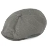 le grand escompte Fawler Casquette Gavroche Spicchi Gris Pied-de-poule 20