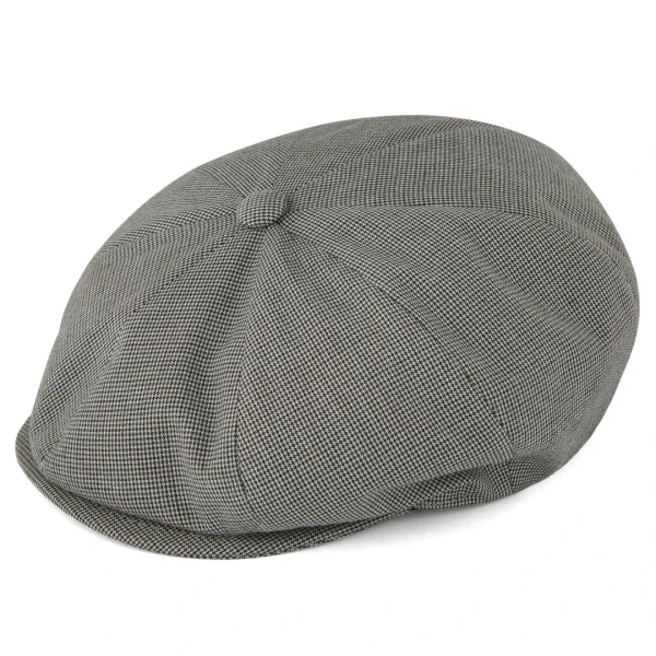 le grand escompte Fawler Casquette Gavroche Spicchi Gris Pied-de-poule 1