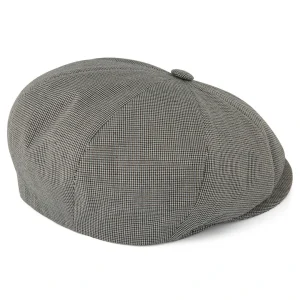 le grand escompte Fawler Casquette Gavroche Spicchi Gris Pied-de-poule 12