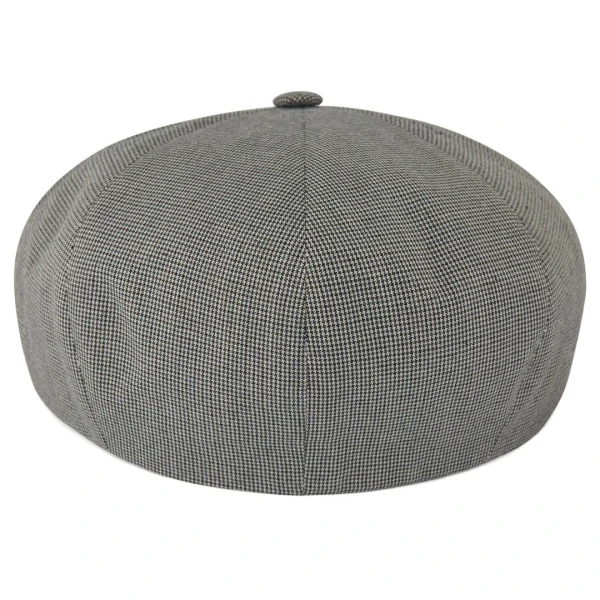 le grand escompte Fawler Casquette Gavroche Spicchi Gris Pied-de-poule 5