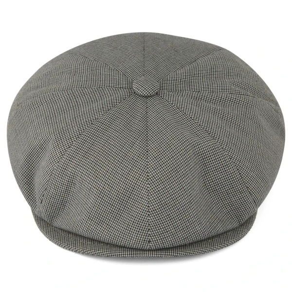 le grand escompte Fawler Casquette Gavroche Spicchi Gris Pied-de-poule 6