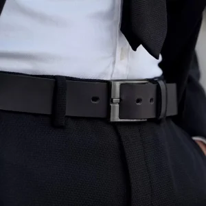 BSWK Ceinture En Cuir Noir Texturé meilleur cadeau 12