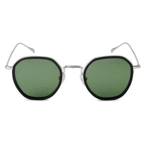 Waykins Lunettes De Soleil Argentées Wylie Thea à Verres Polarisés Verts boutiqued pas cher 10