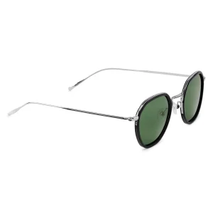 Waykins Lunettes De Soleil Argentées Wylie Thea à Verres Polarisés Verts boutiqued pas cher 12