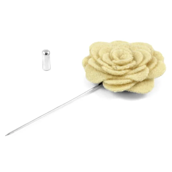 grossiste Warren Asher Boutonnière Rose Blanc Cassé 3