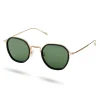 Waykins Lunettes De Soleil Dorées Wylie Thea à Verres Polarisés Verts Les achats en ligne 22