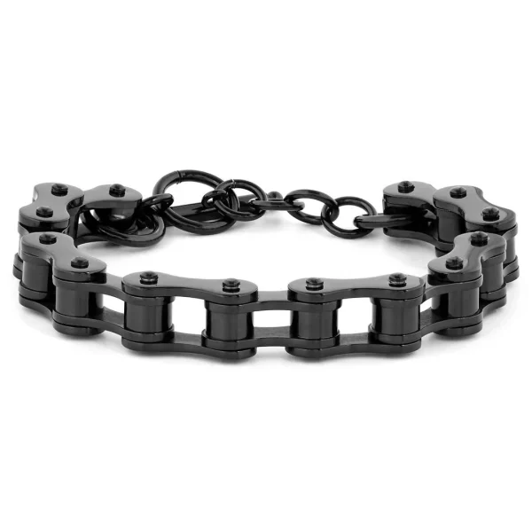 Fort Tempus Bracelet Chaîne De Vélo En Acier Noir Nouvelle tendance 1