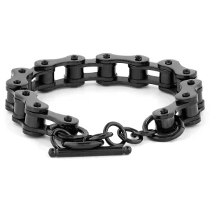 Fort Tempus Bracelet Chaîne De Vélo En Acier Noir Nouvelle tendance 7