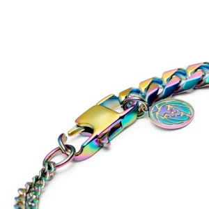 Lucleon Bracelet Couleur Arc-en-ciel Carlos Amager à Double Maille Gourmette le grand escompte 12