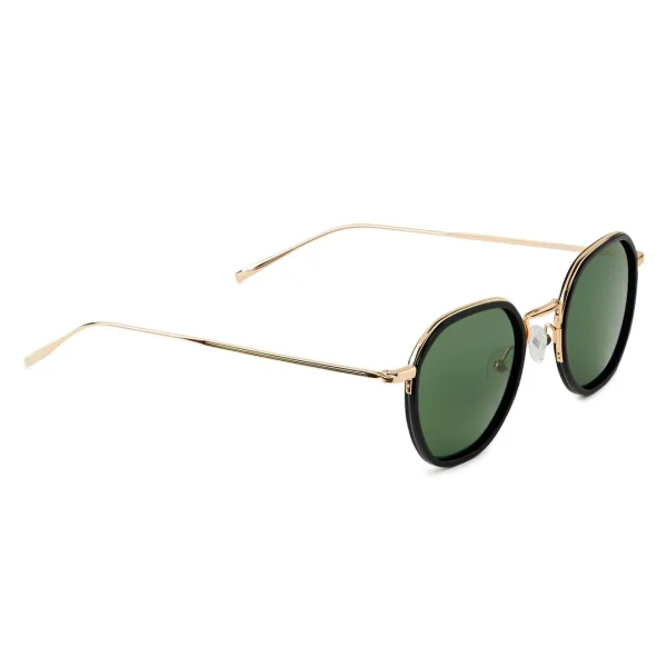 Waykins Lunettes De Soleil Dorées Wylie Thea à Verres Polarisés Verts Les achats en ligne 4