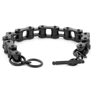 Fort Tempus Bracelet Chaîne De Vélo En Acier Noir Nouvelle tendance 9