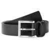 Prestation Et Rapide Fawler Ceinture En Cuir Noir Ferdinando 19