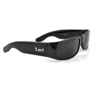 livraison la plus rapide Locs Lunettes De Soleil Noires Classiques 12