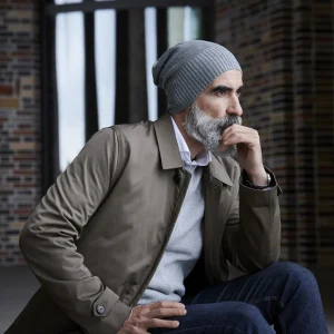 l'unique style Fawler Beanie Konrad Kite En Coton Organique Gris Clair 16