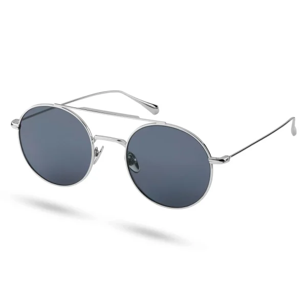 Waykins Lunettes De Soleil Argentées Ward Thea à Verres Gris achat pas cher 1