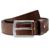 Salt & Hide Ceinture Marron En Cuir Pleine Fleur Shon Retour gratuit en magasin. 19