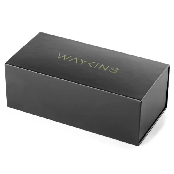 solde en ligne Waykins Lunettes De Soleil Noires Warren Aviator 7