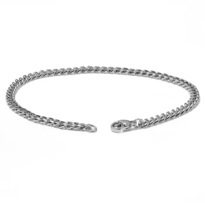 grand choix Lucleon Bracelet Chaîne à Mailles Argentées – 4 Mm 14