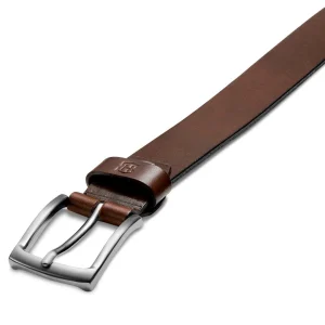 Salt & Hide Ceinture Marron En Cuir Pleine Fleur Shon Retour gratuit en magasin. 11