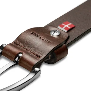 Salt & Hide Ceinture Marron En Cuir Pleine Fleur Shon Retour gratuit en magasin. 13