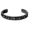 Moody Mason Bracelet Manchette Jax à Pointes En Acier Gris qualité supérieure 8