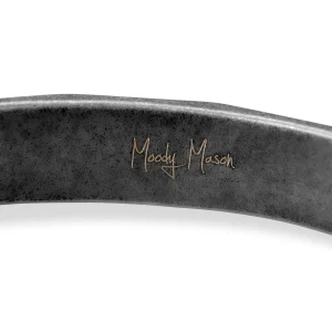 Moody Mason Bracelet Manchette Jax à Pointes En Acier Gris qualité supérieure 11