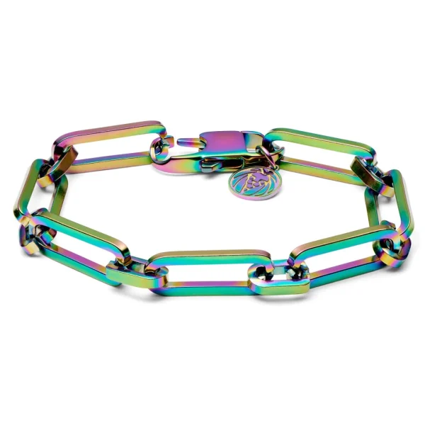 dernière tendance Lucleon Bracelet à Chaîne Torsadée Couleur Arc-en-ciel Cedric Amager 1