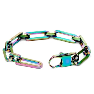 dernière tendance Lucleon Bracelet à Chaîne Torsadée Couleur Arc-en-ciel Cedric Amager 10