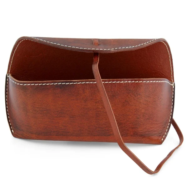 Réductions Salt & Hide Etui à Lunettes En Cuir Marron Cowboy 3