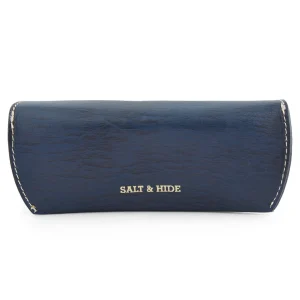 Salt & Hide Etui à Lunette En Cuir Bleu belle 12