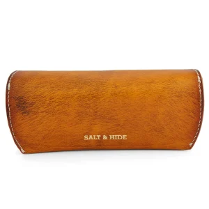 Salt & Hide Etui à Lunettes En Cuir Tanné Nouveau 14