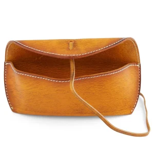 Salt & Hide Etui à Lunettes En Cuir Tanné Nouveau 10