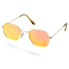 SOLDES TOUT À Paul Riley Lunettes De Soleil Groovy Orange Et Or 22