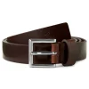 Fawler Ceinture En Cuir Brun Foncé Filippo magasin paris 17