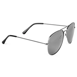 solde en ligne Waykins Lunettes De Soleil Noires Warren Aviator 12