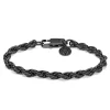 meilleure qualité Lucleon Bracelet En Métal Tressé Couleur Gris Gunmetal Corwin Amager – 6 Mm 22