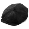 Fawler Casquette Gavroche Fido Spicchi En Velours Noir grande promotion 20