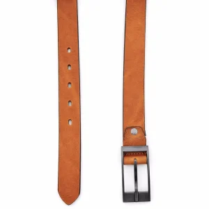 grande promotion BSWK Ceinture Moderne En Cuir Brun Clair 10