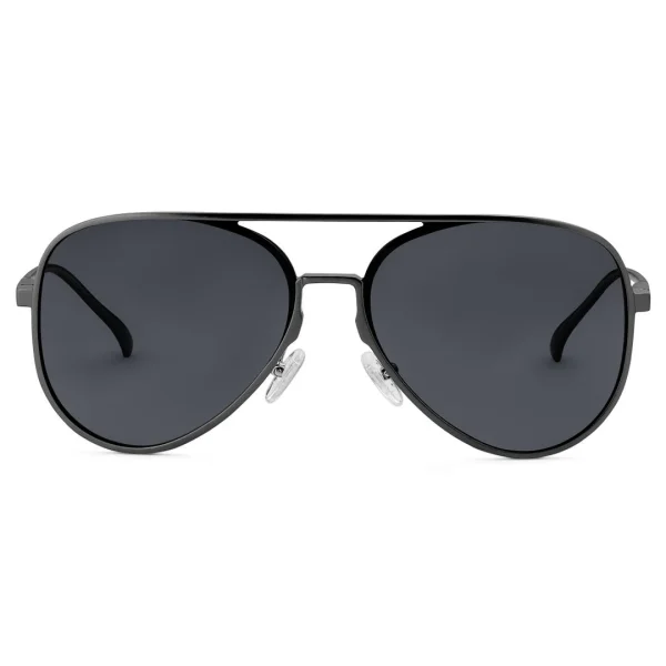 Lucleon Lunettes De Soleil Aviator à Verres Polarisés Noirs vente chaude 3