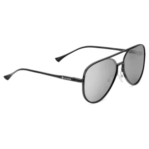 pas cher en ligne Lucleon Lunettes De Soleil Aviator Noires à Verres Polarisés 11