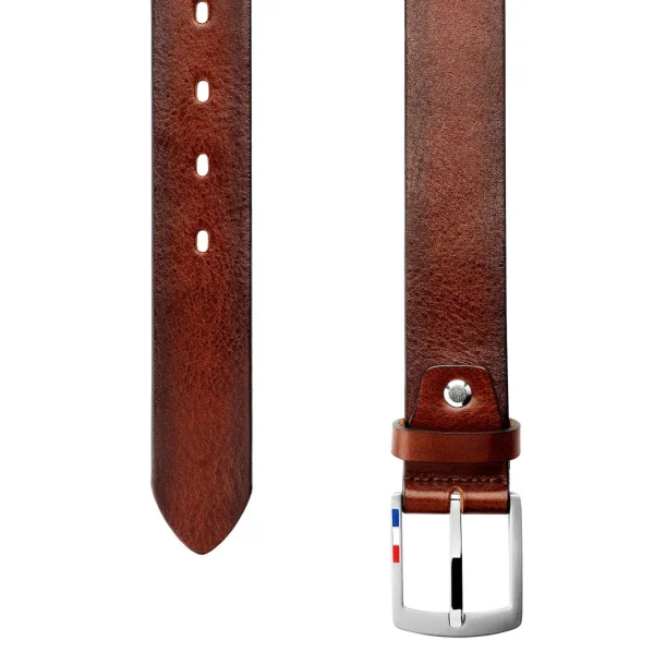 BSWK Ceinture Marron En Cuir Pleine Fleur Vintage meilleure qualité 3