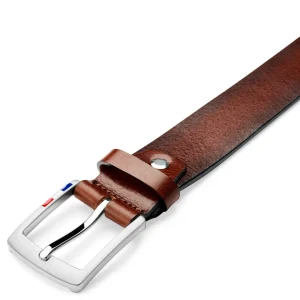 BSWK Ceinture Marron En Cuir Pleine Fleur Vintage meilleure qualité 10