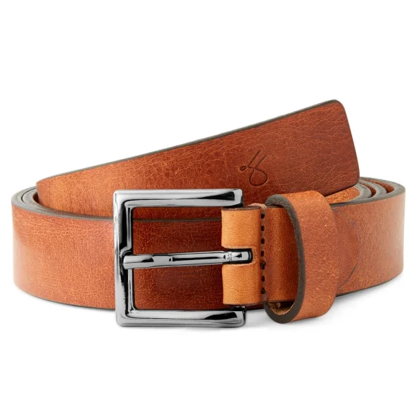 Large choix en ligne Fawler Ceinture En Cuir Marron Fayre 1